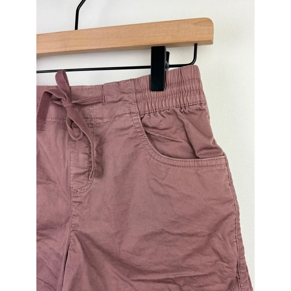 Eddie Bauer Women's Size 4 Shorts Purple Drawstring Elastic‎ Waist